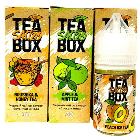 Жидкость Tea Box Salt - Peach Ice (Персик Лед) 30 мл (20 мг)